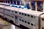 MILW Bi-level Commuter Car #313 - MIlwaukee Road